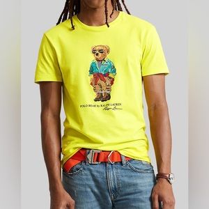Polo Bear Jersey T-Shirt -Yellow